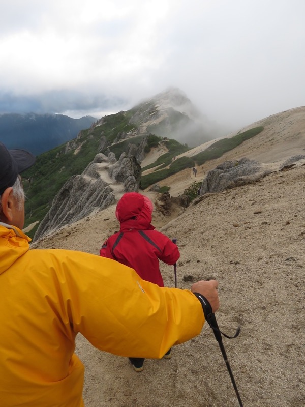 燕岳〜大天井岳〜常念乗越、登山