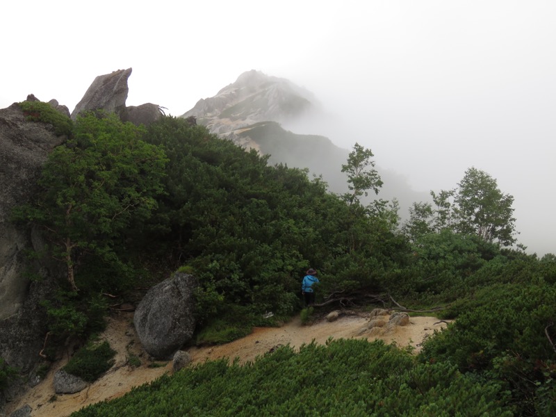 燕岳〜大天井岳〜常念乗越、登山