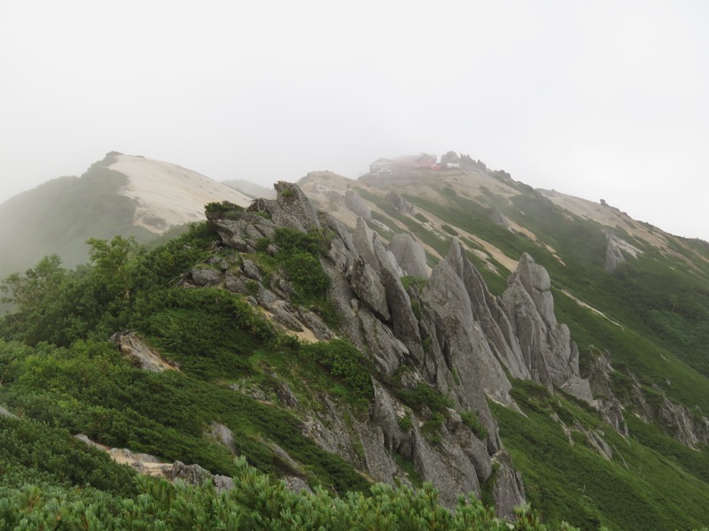 燕岳〜大天井岳〜常念乗越、登山