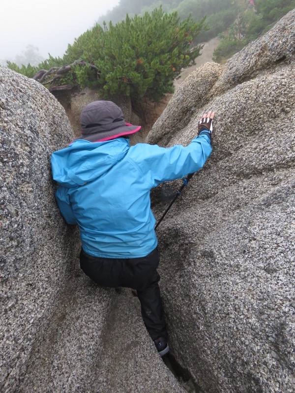 燕岳〜大天井岳〜常念乗越、登山