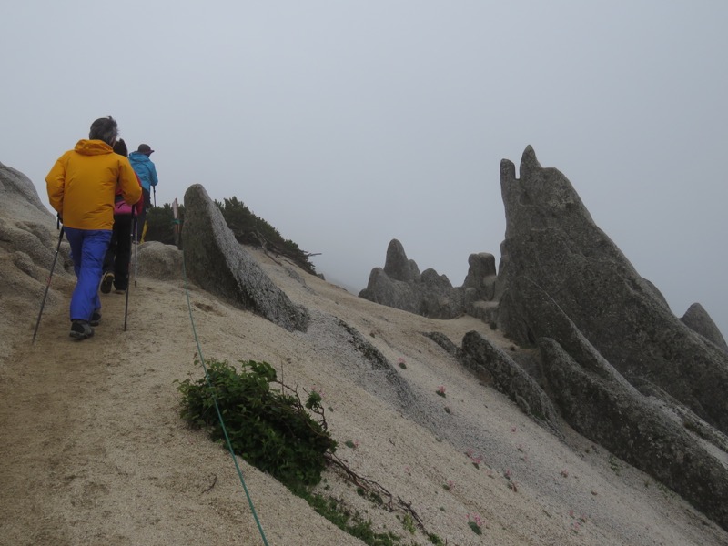 燕岳〜大天井岳〜常念乗越、登山