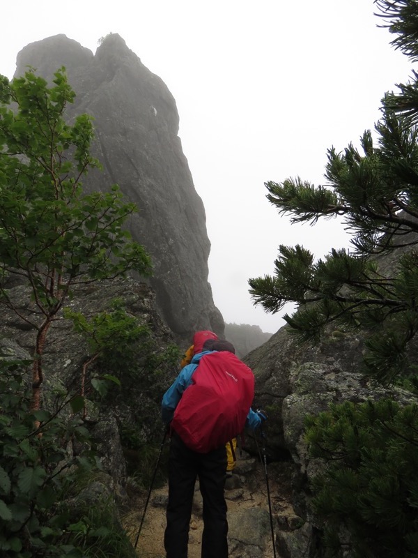 燕岳〜大天井岳〜常念乗越、登山