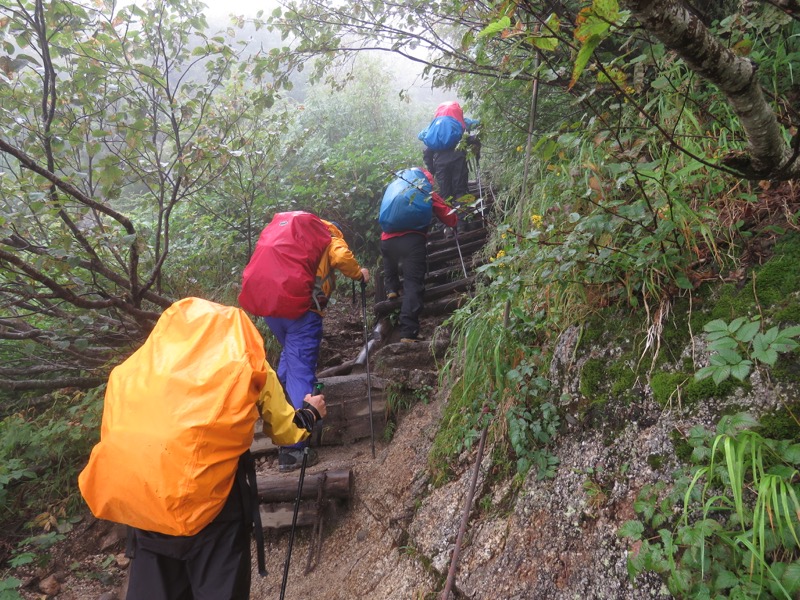 燕岳〜大天井岳〜常念乗越、登山