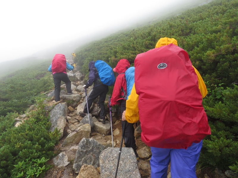 燕岳〜大天井岳〜常念乗越、登山