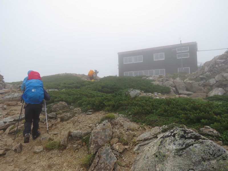 燕岳〜大天井岳〜常念乗越、登山