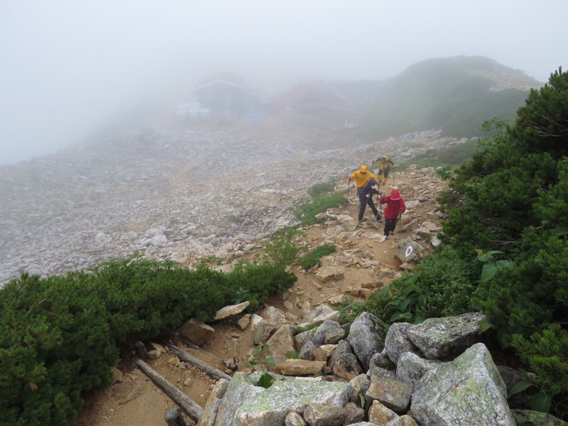 燕岳〜大天井岳〜常念乗越、登山