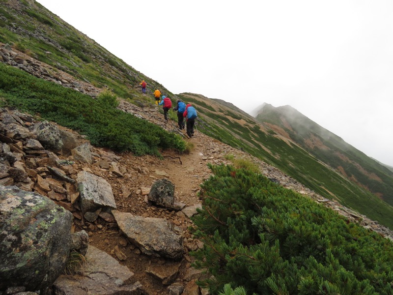 燕岳〜大天井岳〜常念乗越、登山