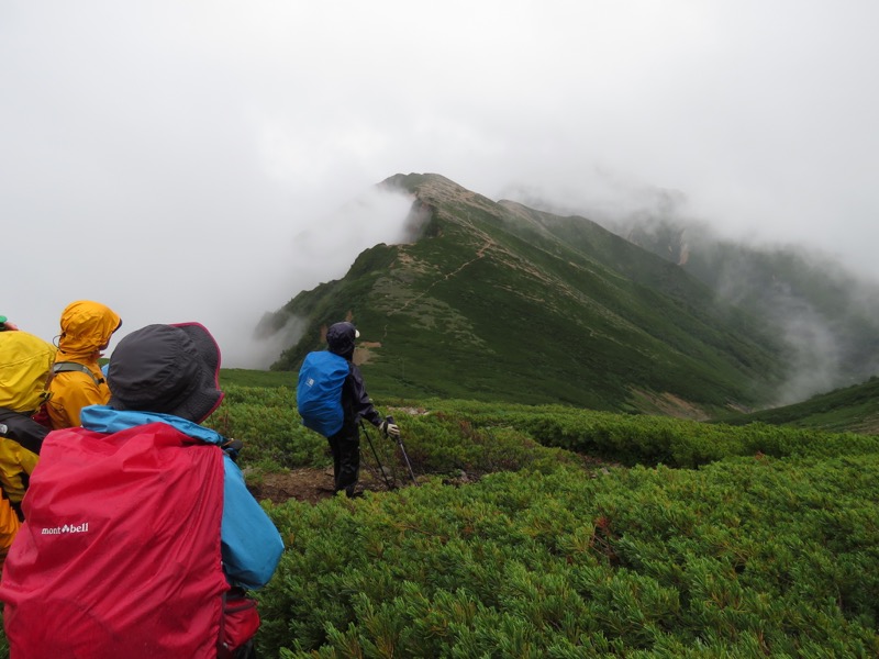 燕岳〜大天井岳〜常念乗越、登山