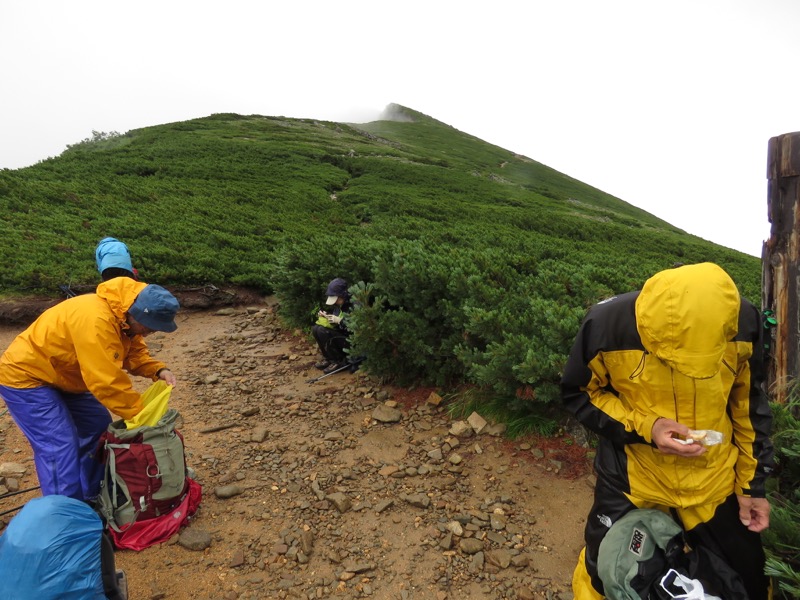 燕岳〜大天井岳〜常念乗越、登山