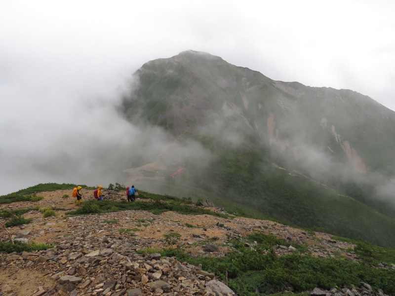 燕岳〜大天井岳〜常念乗越、登山