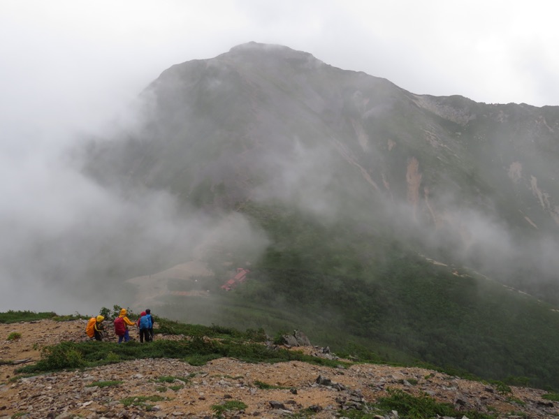 燕岳〜大天井岳〜常念乗越、登山