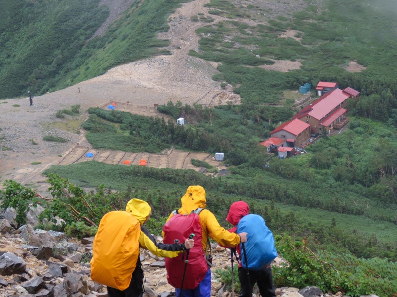 燕岳〜大天井岳〜常念乗越、登山