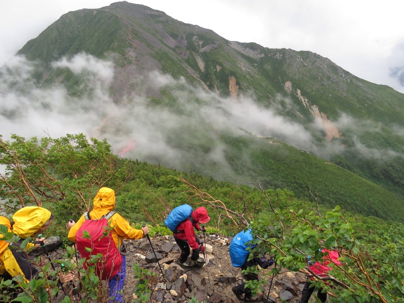 燕岳〜大天井岳〜常念乗越、登山