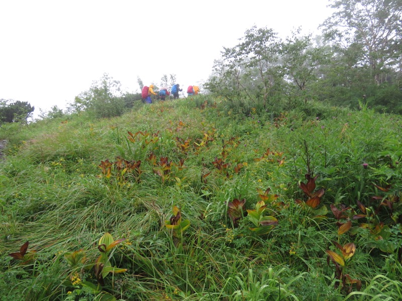 常念岳〜蝶ヶ岳、登山