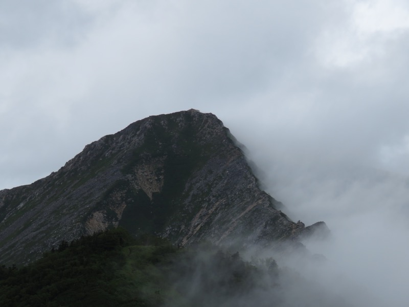 常念岳〜蝶ヶ岳、登山