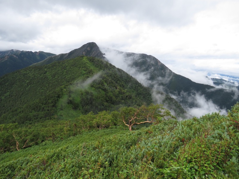 常念岳〜蝶ヶ岳、登山