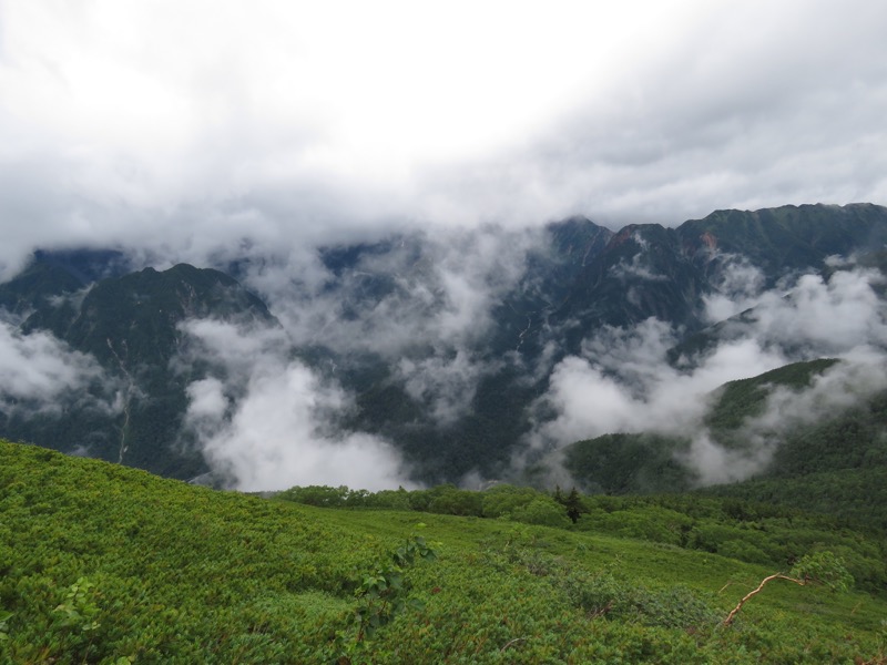 常念岳〜蝶ヶ岳、登山