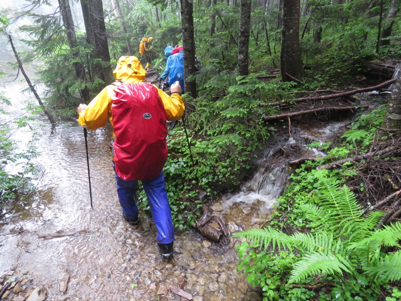 蝶ヶ岳〜徳沢〜上高地、登山