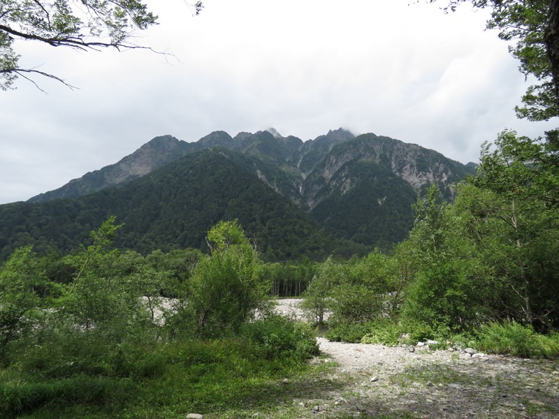 蝶ヶ岳〜徳沢〜上高地、登山