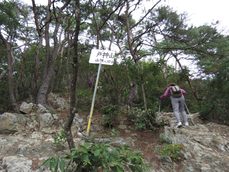 戸神山登山