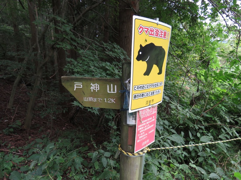 戸神山登山