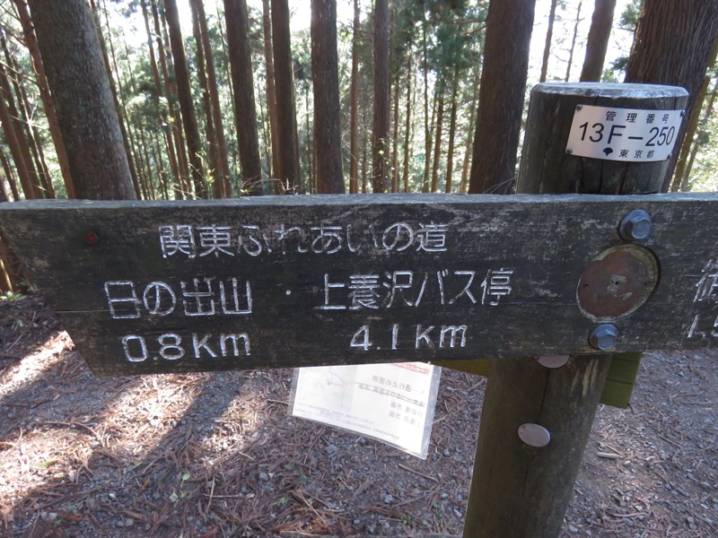 日の出山登山