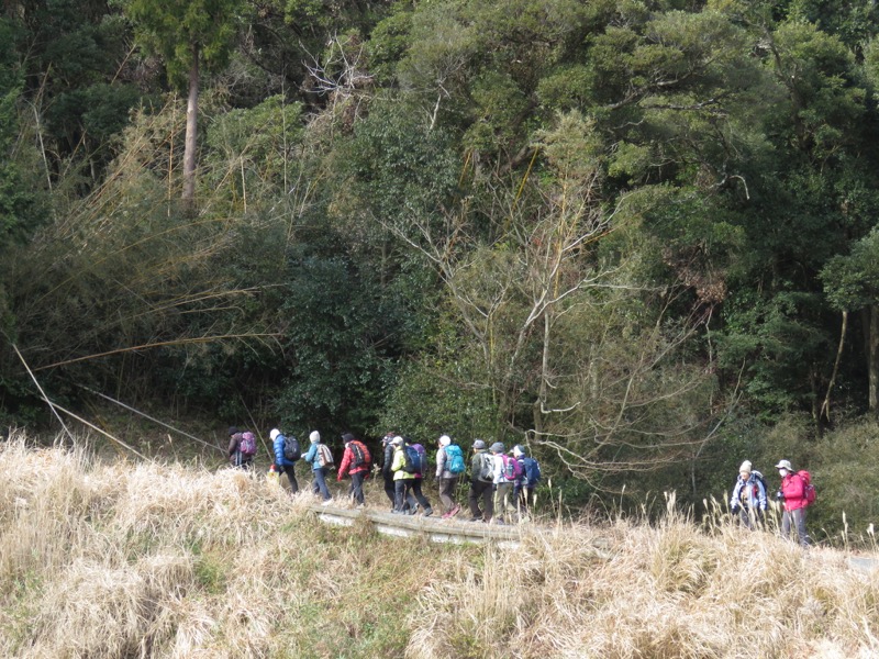 高宕山、三島神社→高宕山、怒田沢林道、高宕林道