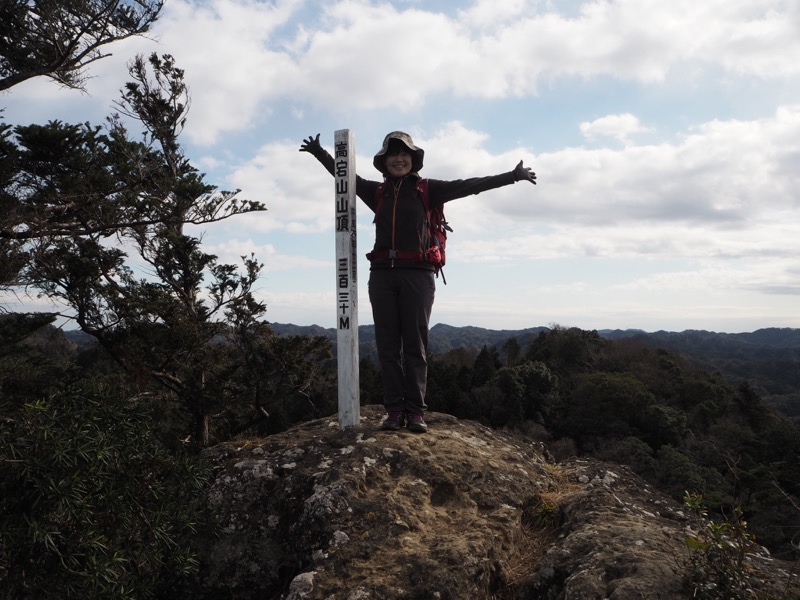 高宕山、山頂