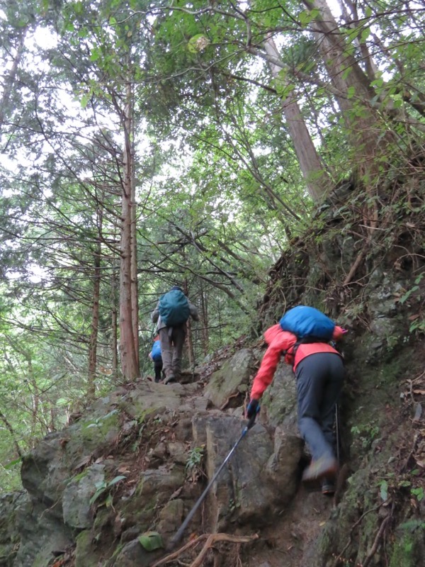 白谷沢、棒ノ嶺