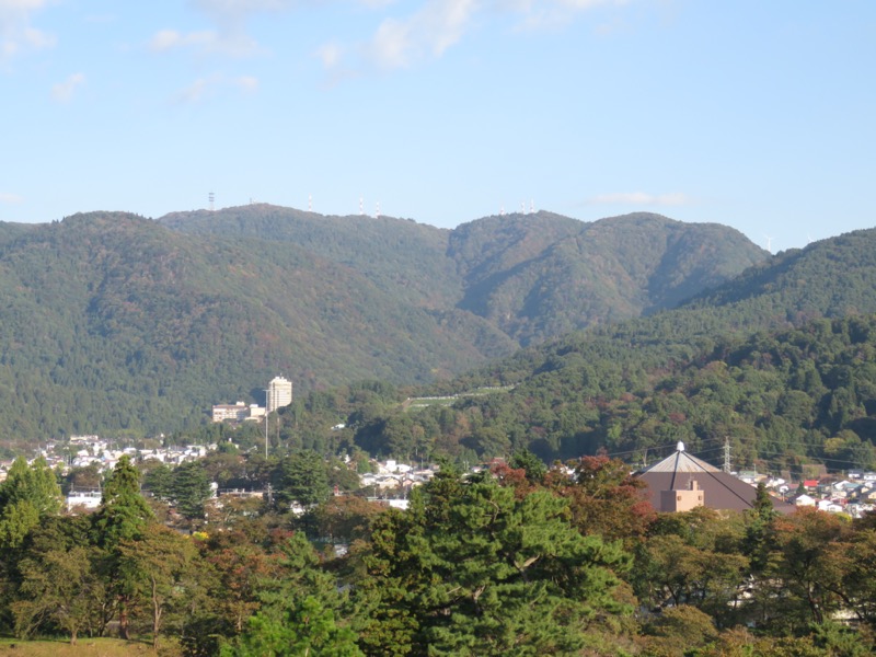 会津若松、背あぶり山