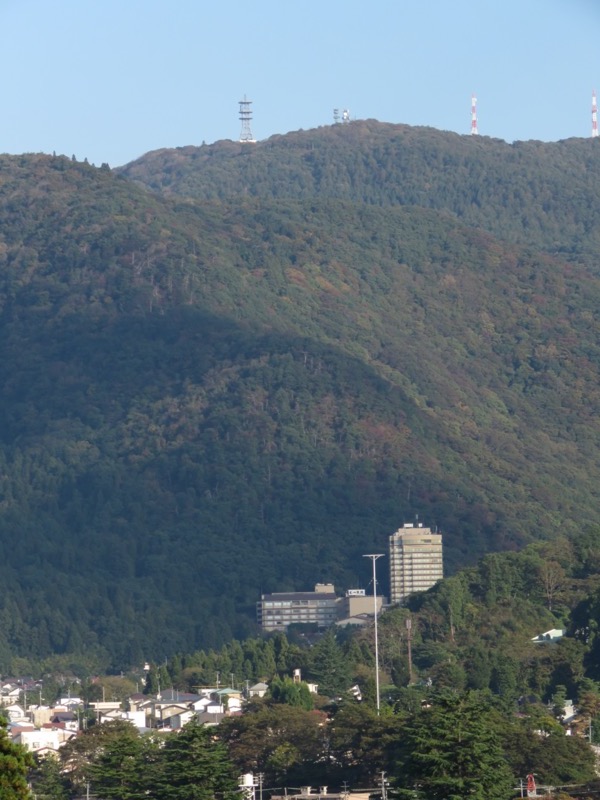 会津若松、背あぶり山