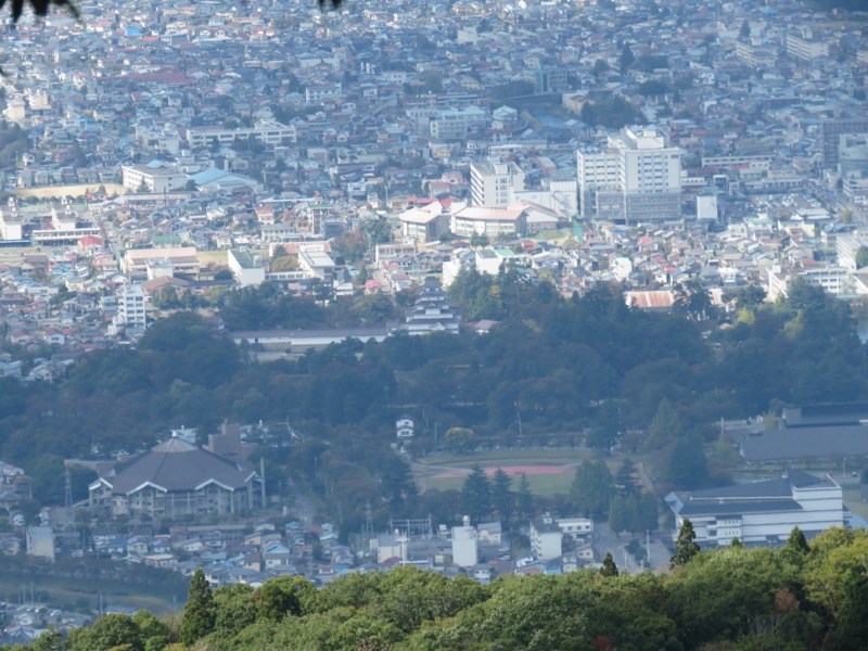 会津若松、背あぶり山