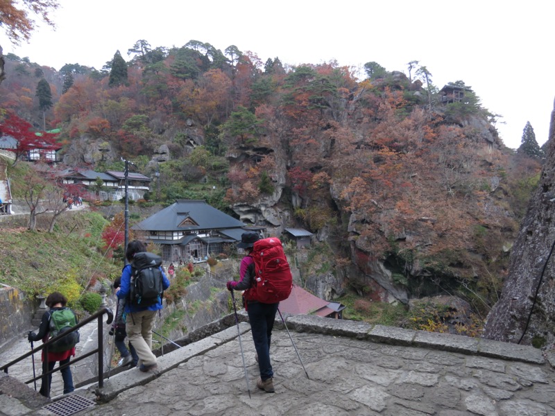 蔵王、面白山紅葉川、山寺