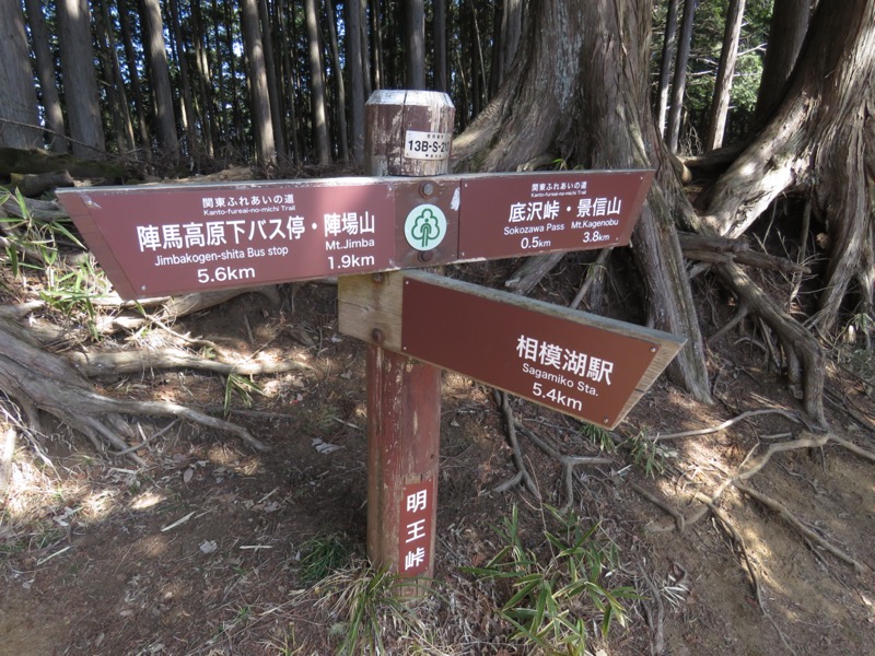 陣馬山、高尾山