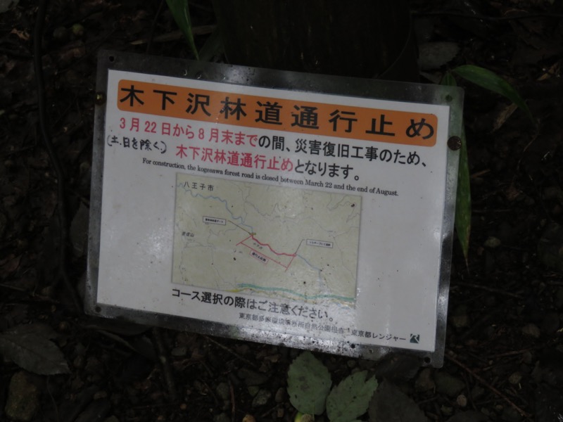 北高尾山稜