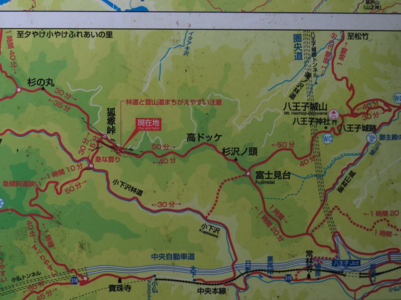 北高尾山稜