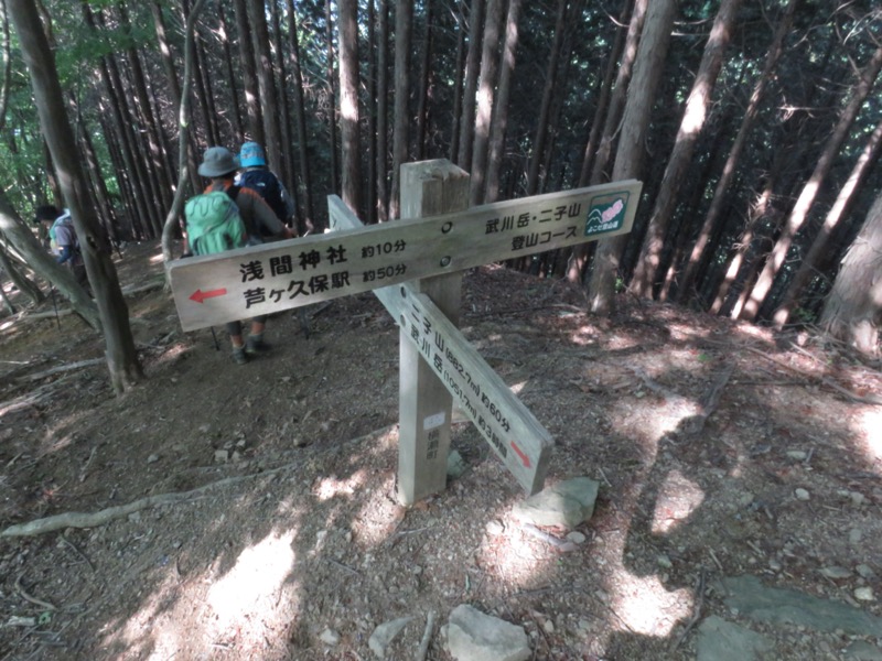 武川岳、二子山