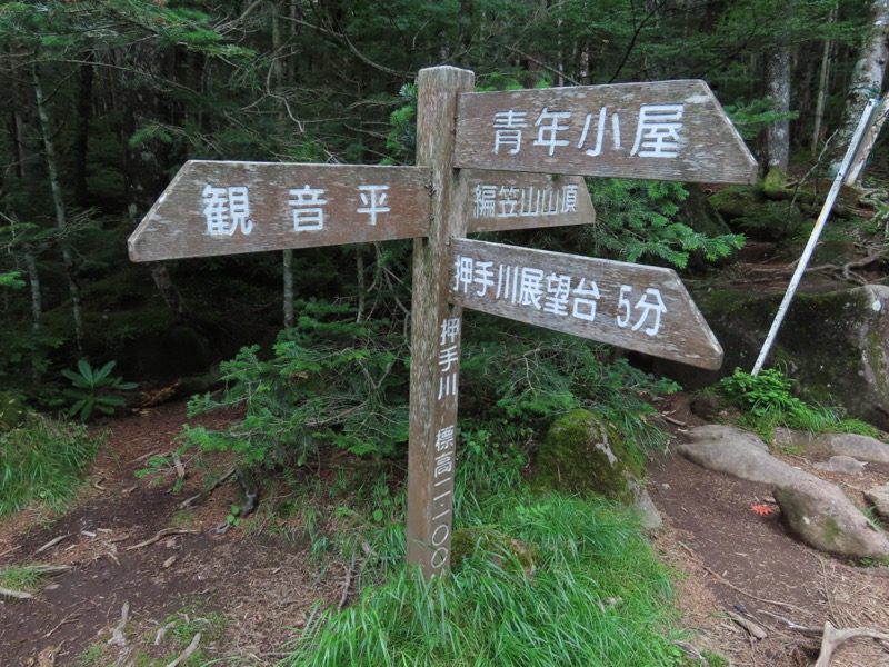 編笠山
