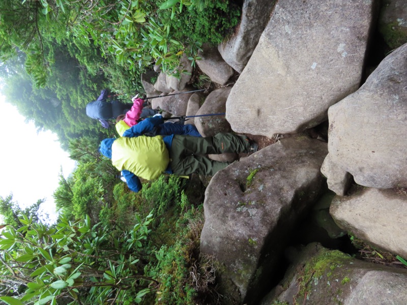 編笠山