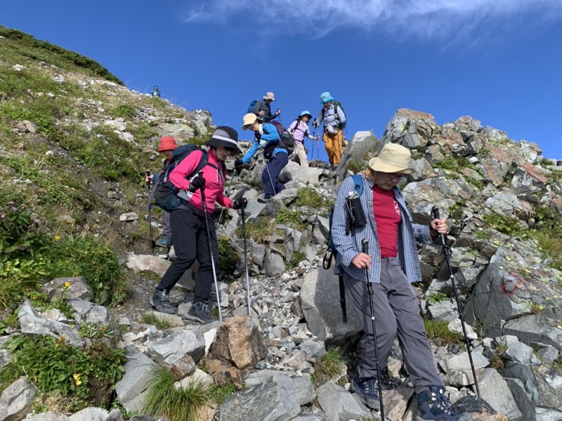 白馬岳、白馬三山