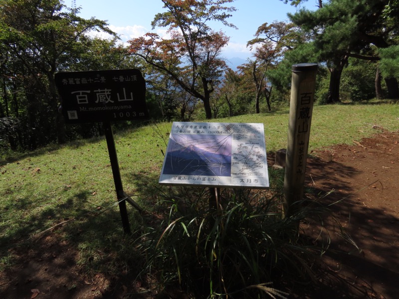 扇山、百蔵山