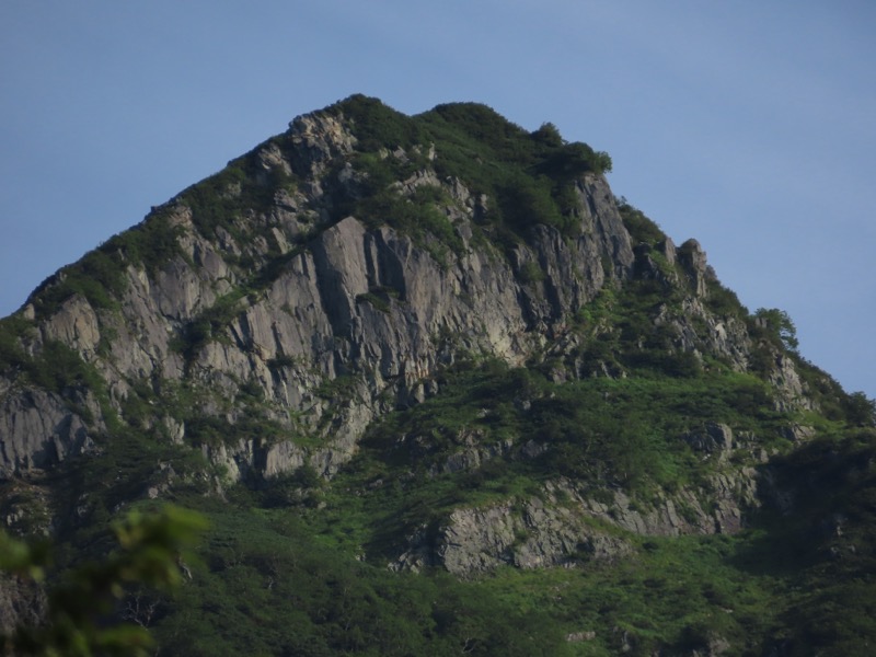 蝶ヶ岳、上高地右岸歩道