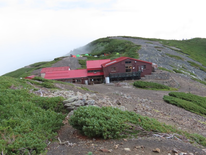 蝶ヶ岳、上高地右岸歩道