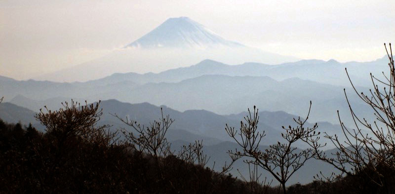 「倉掛山」の富士山