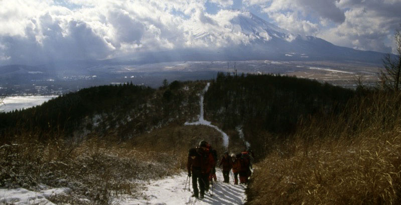 「石割山」の富士山