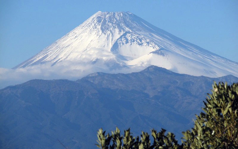 「沼津アルプス」の富士山