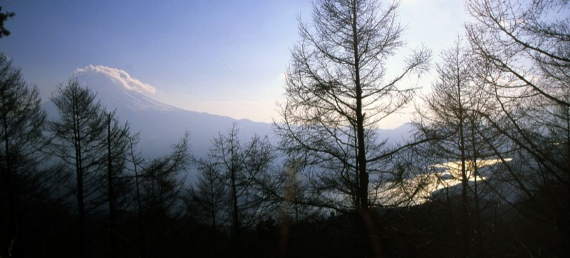 「三ッ峠山」の富士山