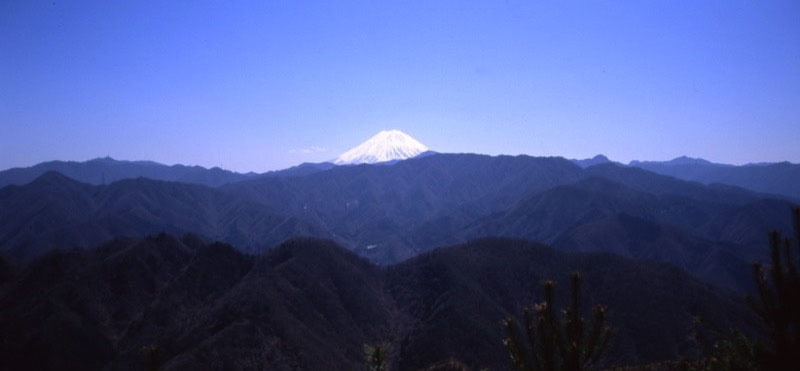 「甲州・高尾山」の富士山