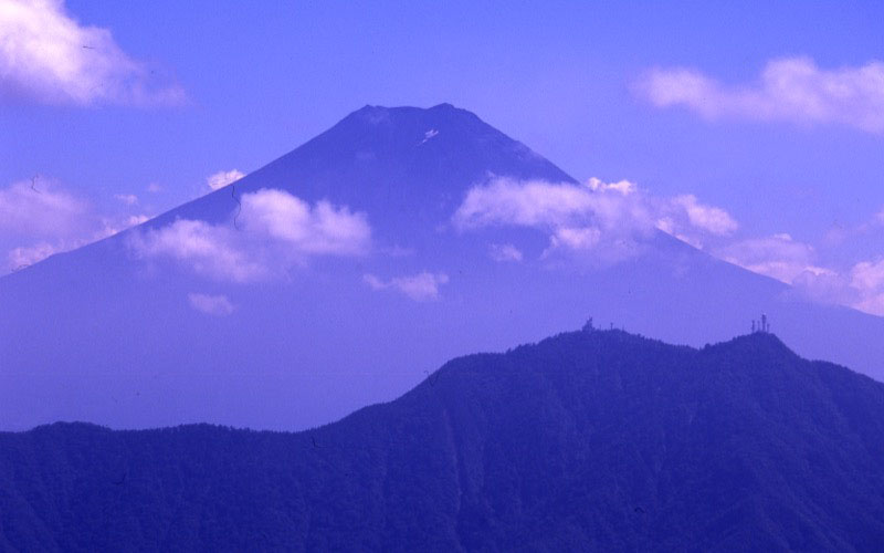 「滝子山」の富士山
