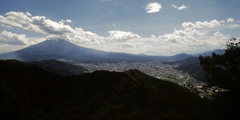 「倉見山」の富士山